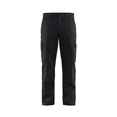 Bild av INDUSTRIBYXA 1448 1832 STRETCH KNÄSKYDDSFICKA SVART/GRÅ C150 Beijerbygg Byggmaterial