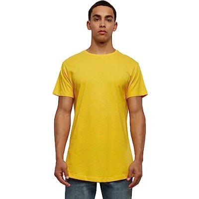Bild av Urban Classics Shaped LONG DO NOT USE Tshirt bas, Storlek: XXL, Powderyellow