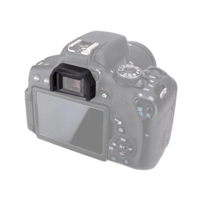 Bild av JJC mjuk silikon ögonkopp okular för Canon EOS 77D 800D 760D 750D 700D 650D 600D 550D 500D 450D 400D 350D 300D 200D 100D 1100D 1200D 1300D 1500D ersätter Ef.