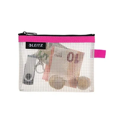 Bild av Leitz WOW Fodral, vattentätt, genomskinligt, small (A6), rosa, 40240023
