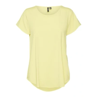 Bild av VERO MODA dam Vmbella Ss WVN Ga Noos Top, Citron Zest, XS