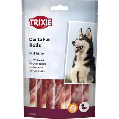 Bild av Trixie Denta Fun Duck Chewing Rolls 12 cm 10 pcs./80 g