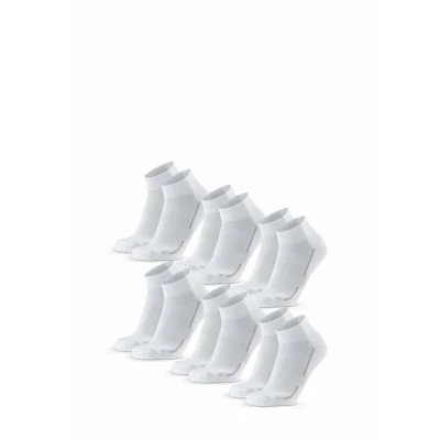Bild av Danish Endurance Quarter 6PACK Träningssockor, Storlek: 43 47, White