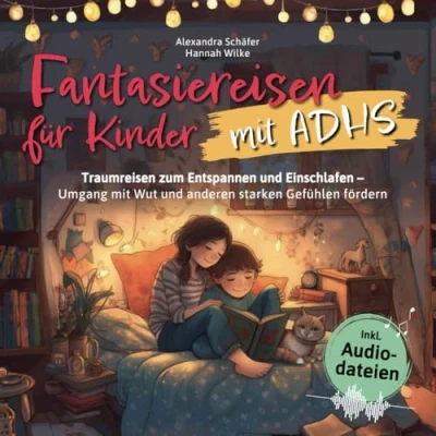 Bild av Fantasiereisen für Kinder mit ADHS: Traumreisen zum Entspannen und Einschlafen Umgang Wut anderen starken Gefühlen fördern