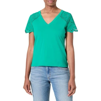 Bild av Morgan Shortsleeved Tshirt med print, Storlek: XS, Vert émeraude
