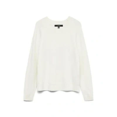 Bild av VERO MODA dam VMDOFFY LS O hals blus GA NOOS 10201022, Snövit/detalj: melerad, XS
