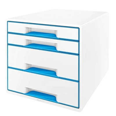 Bild av Leitz Bordskub WOW Cube 4 lådigt Blå
