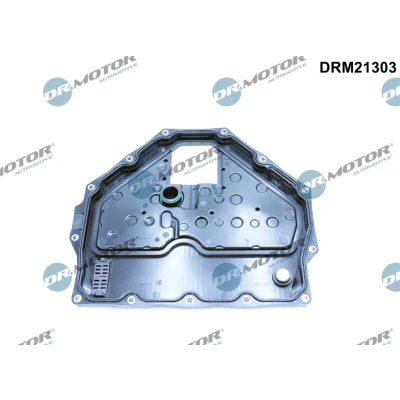 Bild av DR.MOTOR AUTOMOTIVE DRM21303 Carter d&#039;huile, boîte automatique avec joint d&#039;étanchéite, filtre hydraulique intégré PORSCHE: Boxster, Cayman