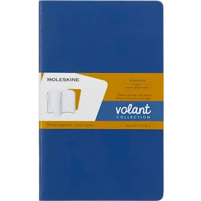 Bild av Moleskine QP713B41M17 Volant Pocket Plain Forget Journals Blå bärnsten/Gul
