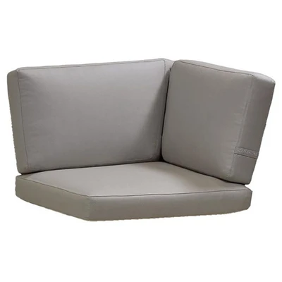 Bild av Cane line Cushion set for Connect Modules + Lounge chair Kuddar för utomhusbruk Corner Module Taupe B: 70 x D: 67 H: 8 cm