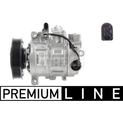 Bild av MAHLE ORIGINAL ACP 640 000P Compresseur De Climatisation 6SEU14C 12 PAG 46 R 134a AUDI: A6 C7 Berline, Avant, A7 Sportback