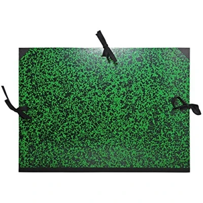 Bild av Exacompta Ref. 532200E 1 Annonay ritblock med tygband rygg och hörn av linne storlek 37 x 52 cm arkivformat B3 (353 500 mm) 1/2 druva färg grön