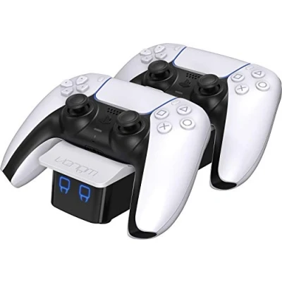Bild av Venom PS5 Controller Dual Charging Station Vit (PS5)