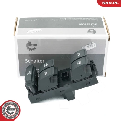 Bild av ESEN SKV 37SKV467 Interrupteur, lève vitre du côté conducteur SKODA: Octavia 3 Schrägheck, Combi