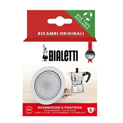 Bild av Packning och filterplatta för Bialetti Induction 6 kopps mokakannor