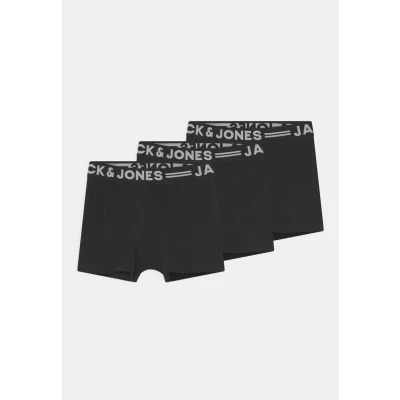 Bild av Jack &amp; Jones Junior Sense Trunks JR 3 PACK Underkläder för barn, Storlek: 128, Black