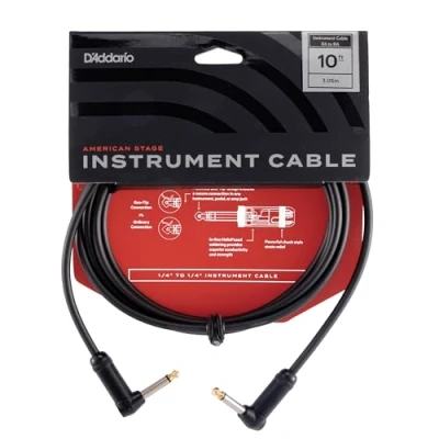Bild av Planet Waves PW AMSGRR 10 American Stage instrumentkabel 3 m (10 fot) svart
