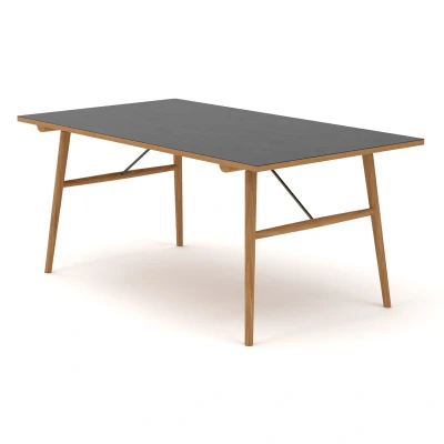 Bild av HOUE HEKLA Dining table Matbord Oiled Oak/Black 168 x 95 cm