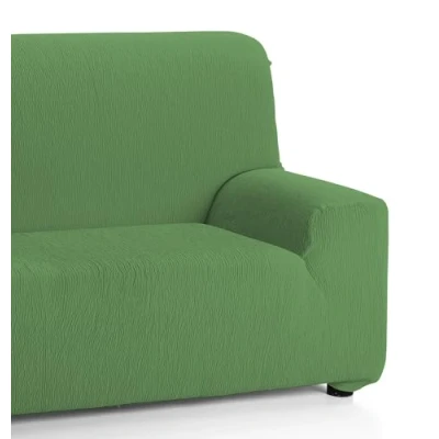 Bild av Martina Home 3 sits sofföverdrag i stretch, tyg, grön, plazas (170 a 220 cm)