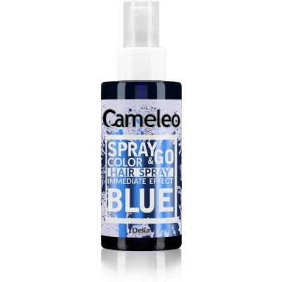 Bild av Cameleo spray &amp; Go färgspray för håret blå blont, platina blont och grått hår spreja bara klart halvpermanent omedelbart resultat karneval hårfärg 150 ml