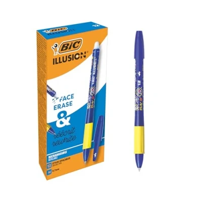 Bild av Gelpenna raderbart bläck BIC Gel Ocity Illusion blå