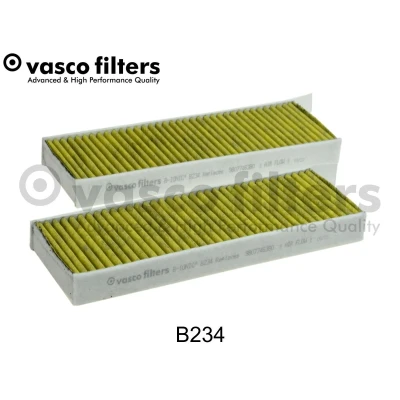 Bild av DAVID VASCO B234 Filtre d&#039;habitacle à charbon actif avec polyphenol 294 96 32 carré PEUGEOT: 3008 I, II SUV, Partner Tepee