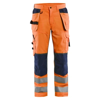 Bild av VARSELBYXA 1565 1811 MED VENTI VARSELORANGE/BLÅ D124 Beijerbygg Byggmaterial