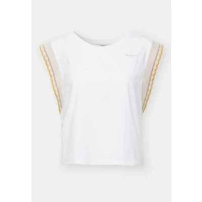 Bild av Pepe Jeans EDMA Tshirt med print, Storlek: XL, Mousse white