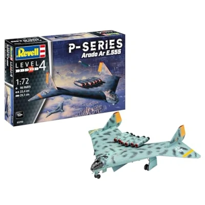 Bild av Revell modellbygge I AR555 (P Series) byggsats skala 1:72 98 delar pysselset från 12 år realistisk kopia exakt flygplansmodell