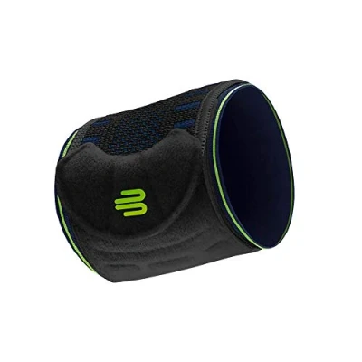 Bild av Bauerfeind, handledsbandage, Sports Wrist Strap, Unisex, 1 par handledsstöd för träning och tävling, Storlek: L/XL, Svart, 11459471170013