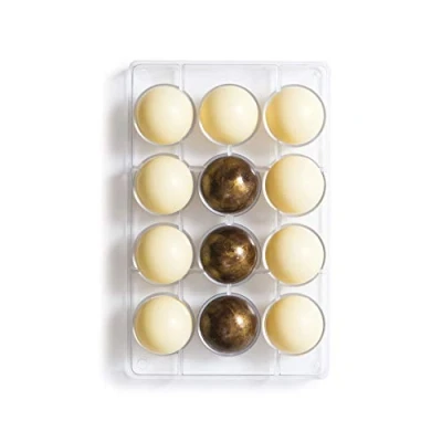 Bild av DECORA Chokladform halvklot polykarbonat, 27,5 x 17,7 2,4 cm