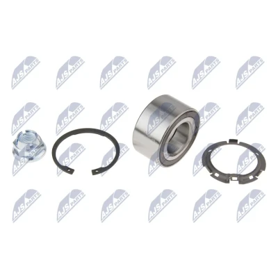 Bild av NTY KLP NS 042 Kit de roulements roue Essieu avant avec bague magnétique intégré 72,0 RENAULT: Kangoo II / Grand Kangoo, Clio 3, 4
