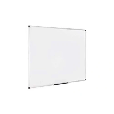 Bild av Bi Office magnetisk whiteboard Maya 120 x 90 cm vägg med torr avtorkbar lackerad stålyta, tavla aluminiumram och pennbricka, memoboard