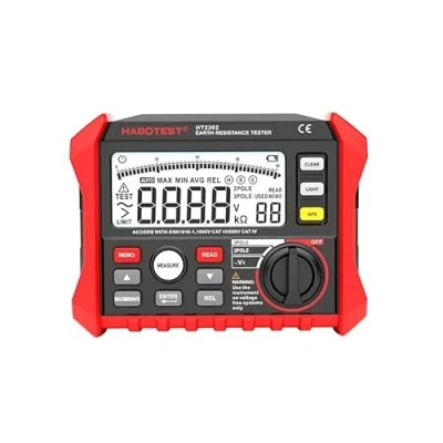Bild av Habotest HT2302 Digital Earth Resistance Tester