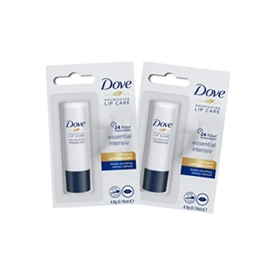Bild av Stick Läppbalsam Dove Nourishing Lipcare 4,8 g Essential Intensiv 2 pack
