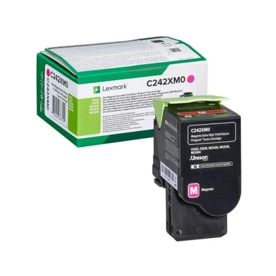 Bild av Lexmark C242XM0 / Extra High Capacity Magenta Tonerkassett