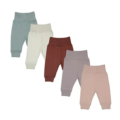 Bild av MEA Baby Unisex babybyxor av 100 % bomull i 5 pack/pumpbyxor. för pojkar, flickor, slip on byxor, Flickor3, 86