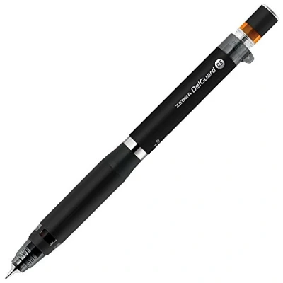 Bild av ZEBRA Mekanisk penna DelGuard typ ER 0,5 mm, svart (P MA88 BK)