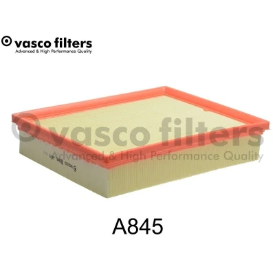Bild av DAVID VASCO A845 Filtre à air 58mm 232mm 285mm rectangulaire Cartouche filtrante SKODA: Rapid Spaceback, 3/5 portes
