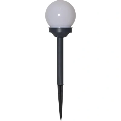 Bild av STAR TRADING Solcellsdriven LED sockellampa Glob i 4 set