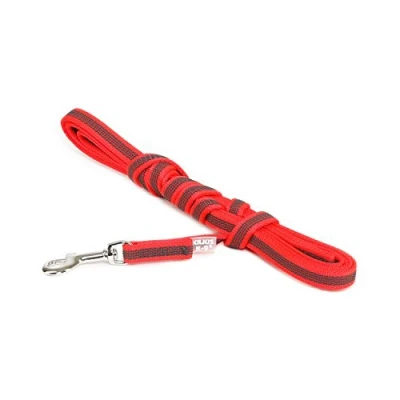 Bild av Julius K9 C&amp;G Super grip leash.red/grey.14mm/3m.with handle.max 30kg