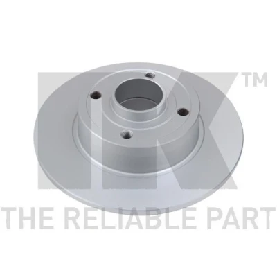 Bild av NK 313937 Disque de frein 240 8 4 plein revêtu sans roulement roue, bague ABS RENAULT: CLIO 3, MEGANE 2, TWINGO 2