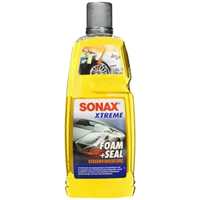 Bild av SONAX 02513000 Foam + Seal Smutsupplösande Tätningsschampo med Skumformel, 1 Liter