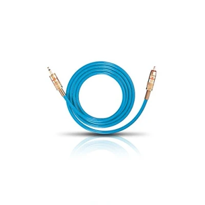 Bild av Oehlbach NF 113 DI 150 Digital audio cinkabel högkvalitativ S/PDIF koaxialkabel, flera skärmningar, 75 ohm 1,50 m blå