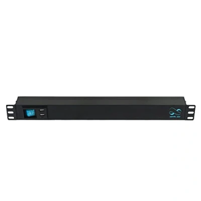 Bild av Infitronic INSV1006 19 tum 8 vägs grenuttag strömfördelare 1 HE med 2 x USB laddning