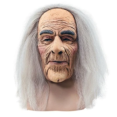 Bild av Bristol nyhet BM248 läskig gammal man mask och hår, män, flerfärgad, en storlek