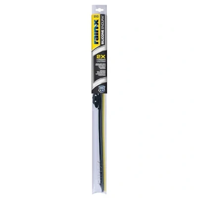 Bild av Rain X 830126 silikon Endura torkarblad, 66 cm vindrutetorkare (1 styck), bil ersättnings vindrutetorkarblad med två hållbara, hållbara silikongummiskrapa