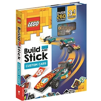 Bild av LEGO (R) Build and Stick: Custom Cars (Includes bricks, book over 260 stickers): Includes LEGO® stickers