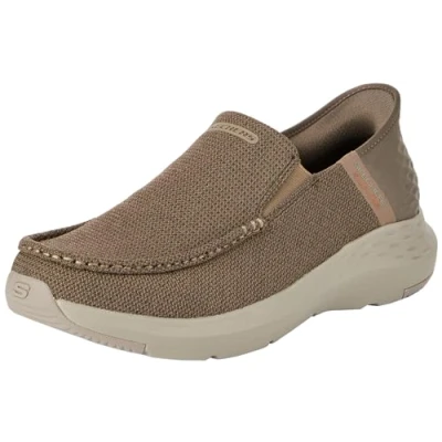 Bild av Skechers herr Parson Ralven Slip On, Taupe Mesh, 48.5 EU