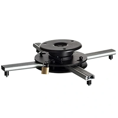 Bild av celexon projektor takfäste universal PS ultraflat ultratunn projektorhållare 20 kg lastkapacitet svart 62 mm hög 360
